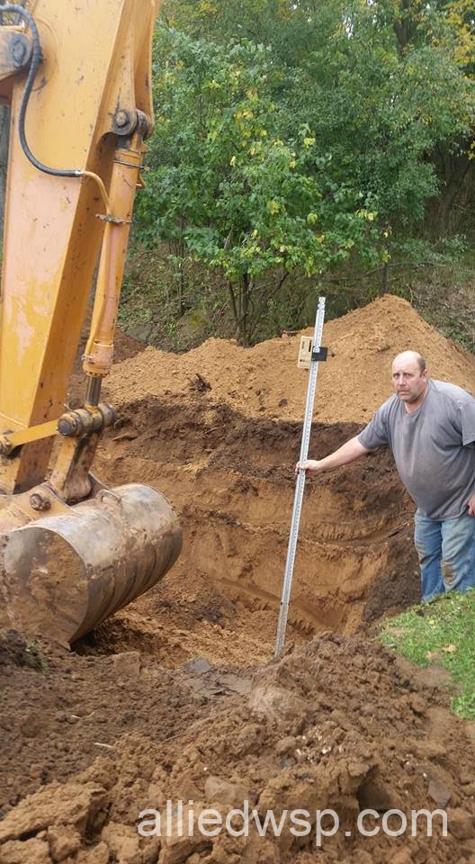 checking drain field depth for septic